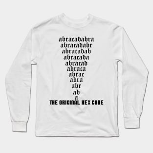 Abracadabra Spell Long Sleeve T-Shirt